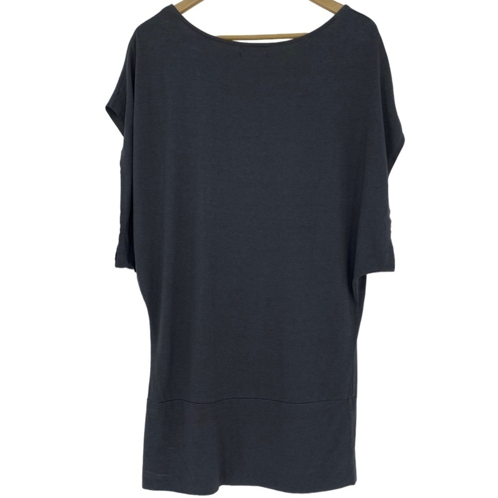 Toggery by Kate D' Arcy gray wide open sleeve t-shirt dress, L
